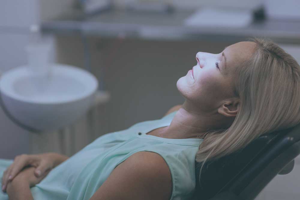 dental patient under sedation