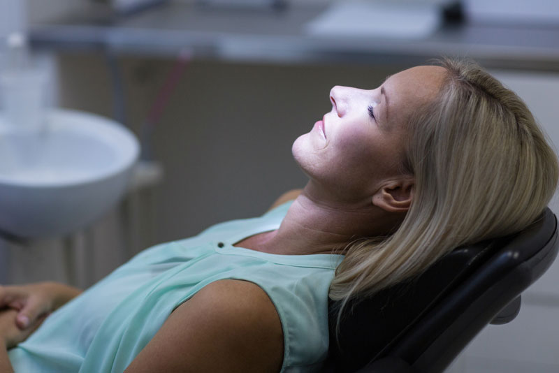 Dental Patient Under Sedative