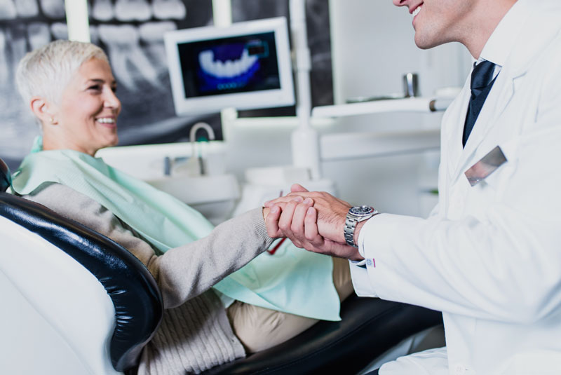 Dental Patient Smiling After Her Dental Implant Procedure